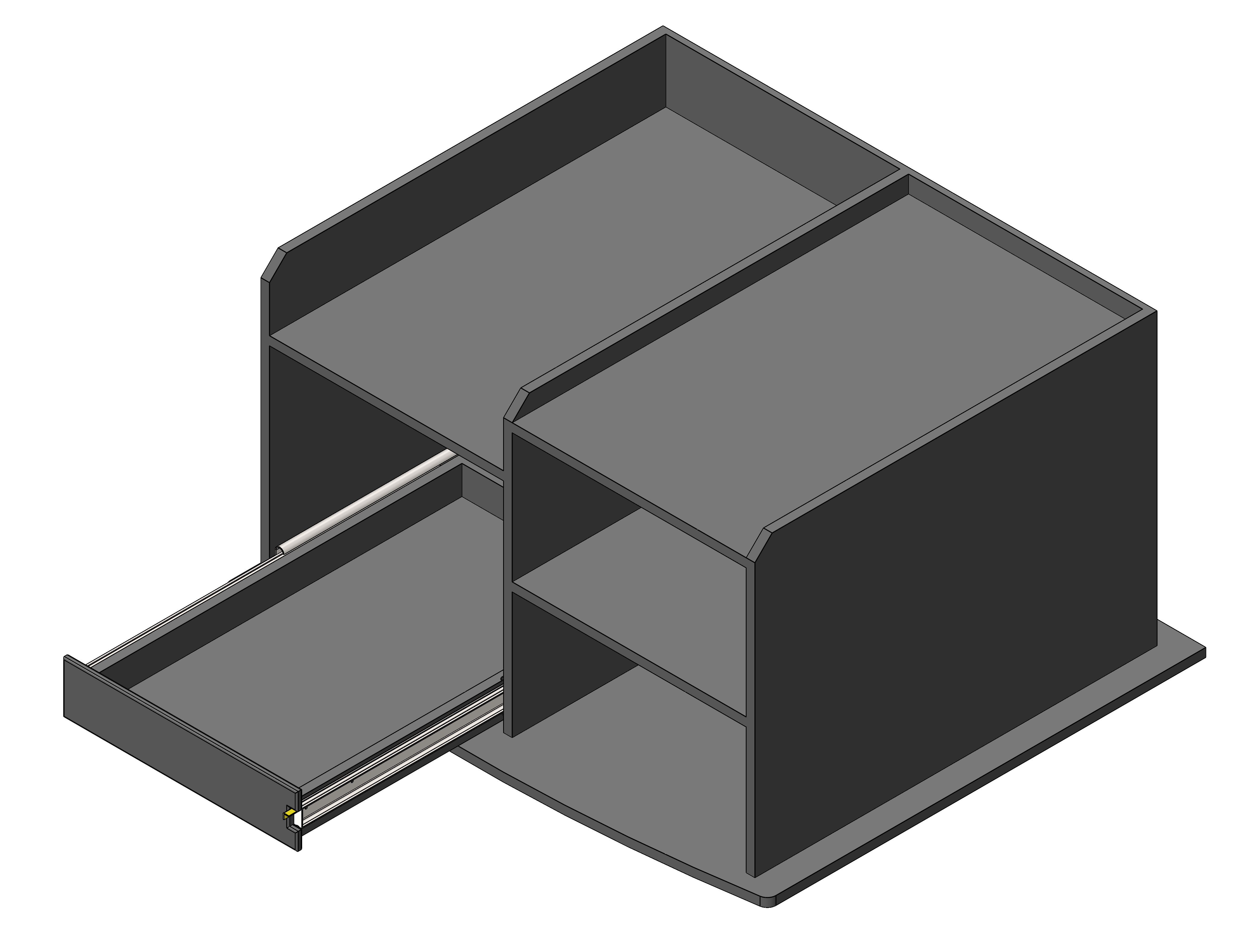 EMS Gear Storage Cabinet For First Responder SUVs