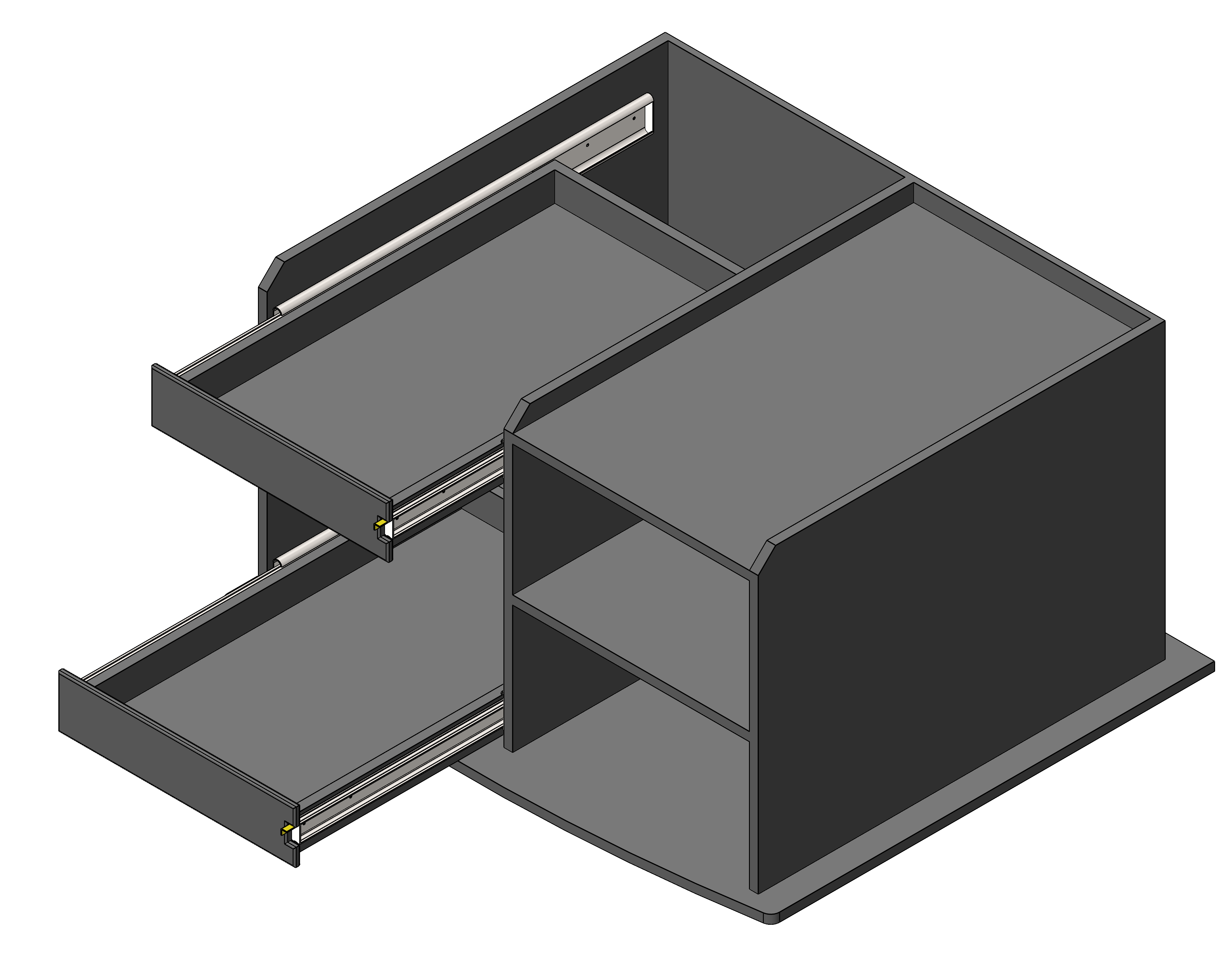 EMS Gear Storage Cabinet For First Responder SUVs