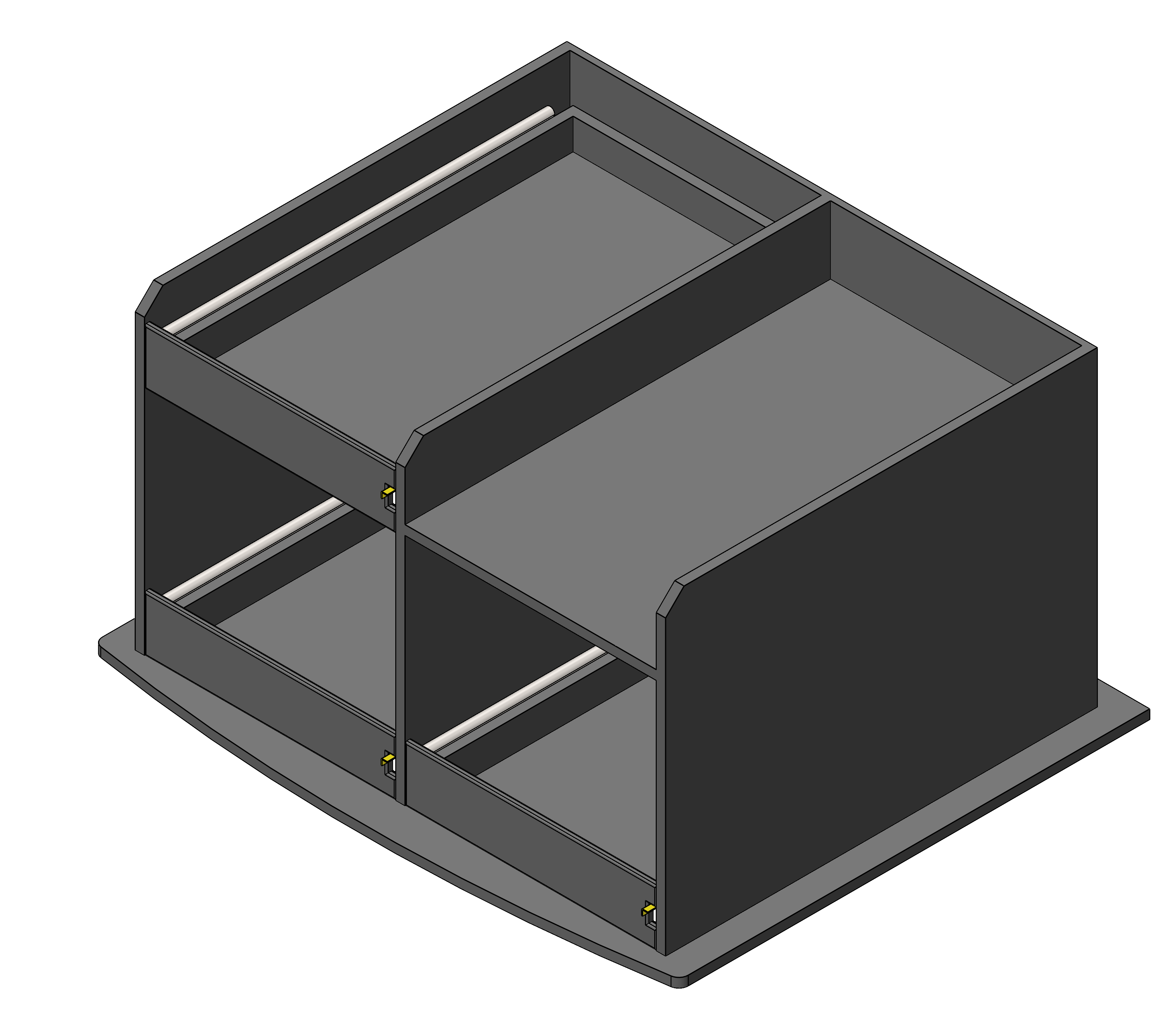 EMS Gear Storage Cabinet For First Responder SUVs