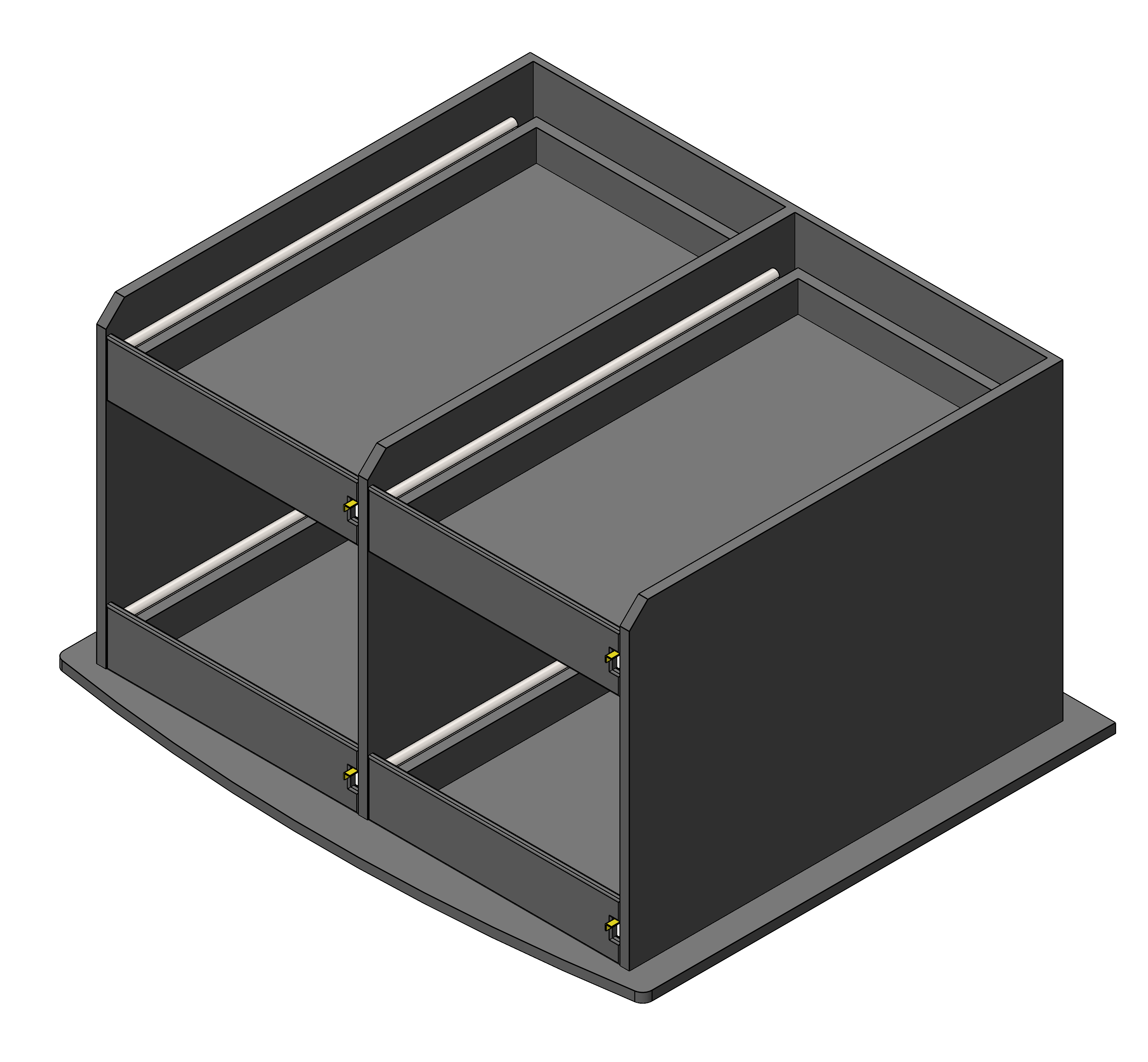 EMS Gear Storage Cabinet For First Responder SUVs