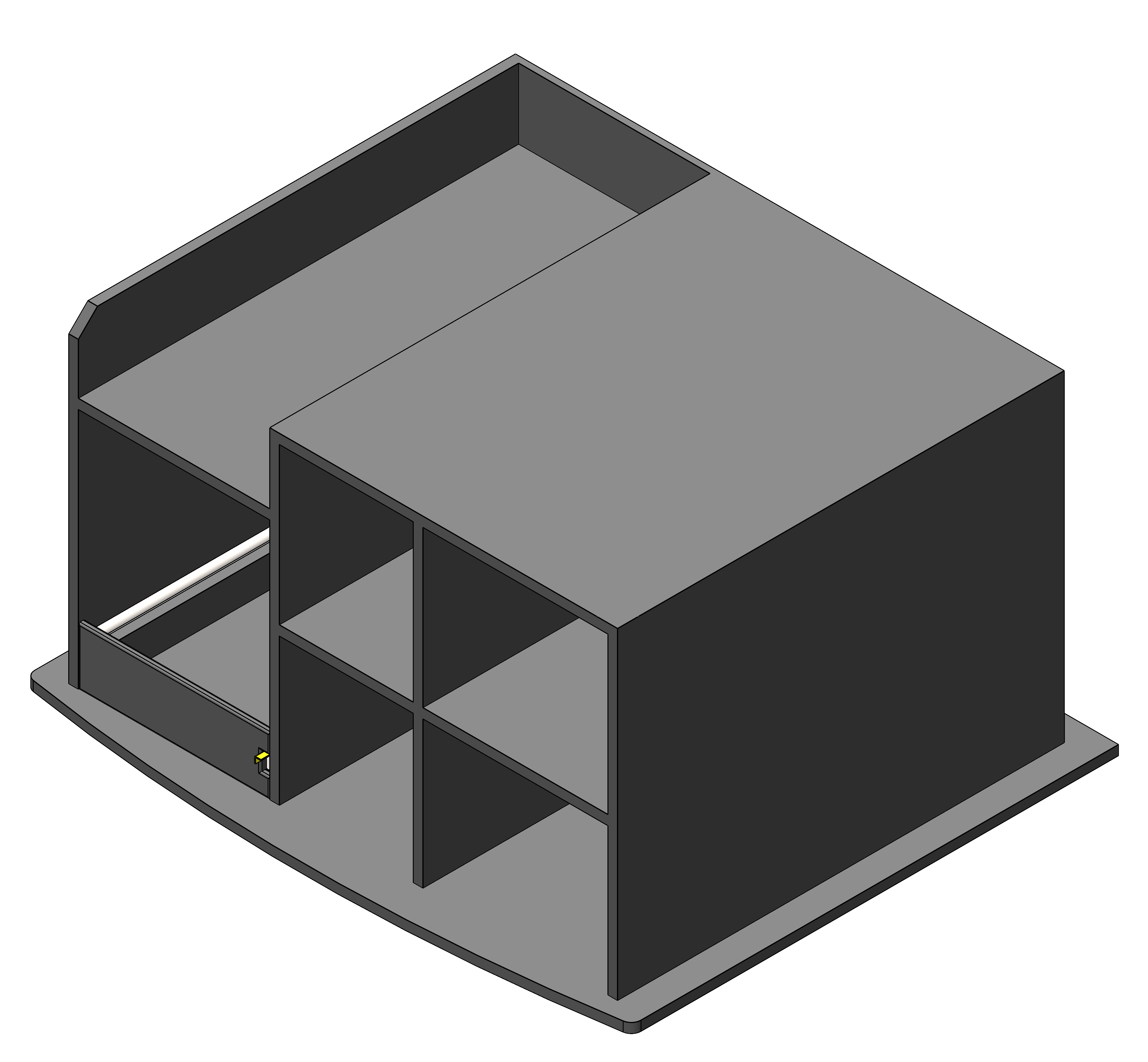 EMS Gear Storage Cabinet For First Responder SUVs