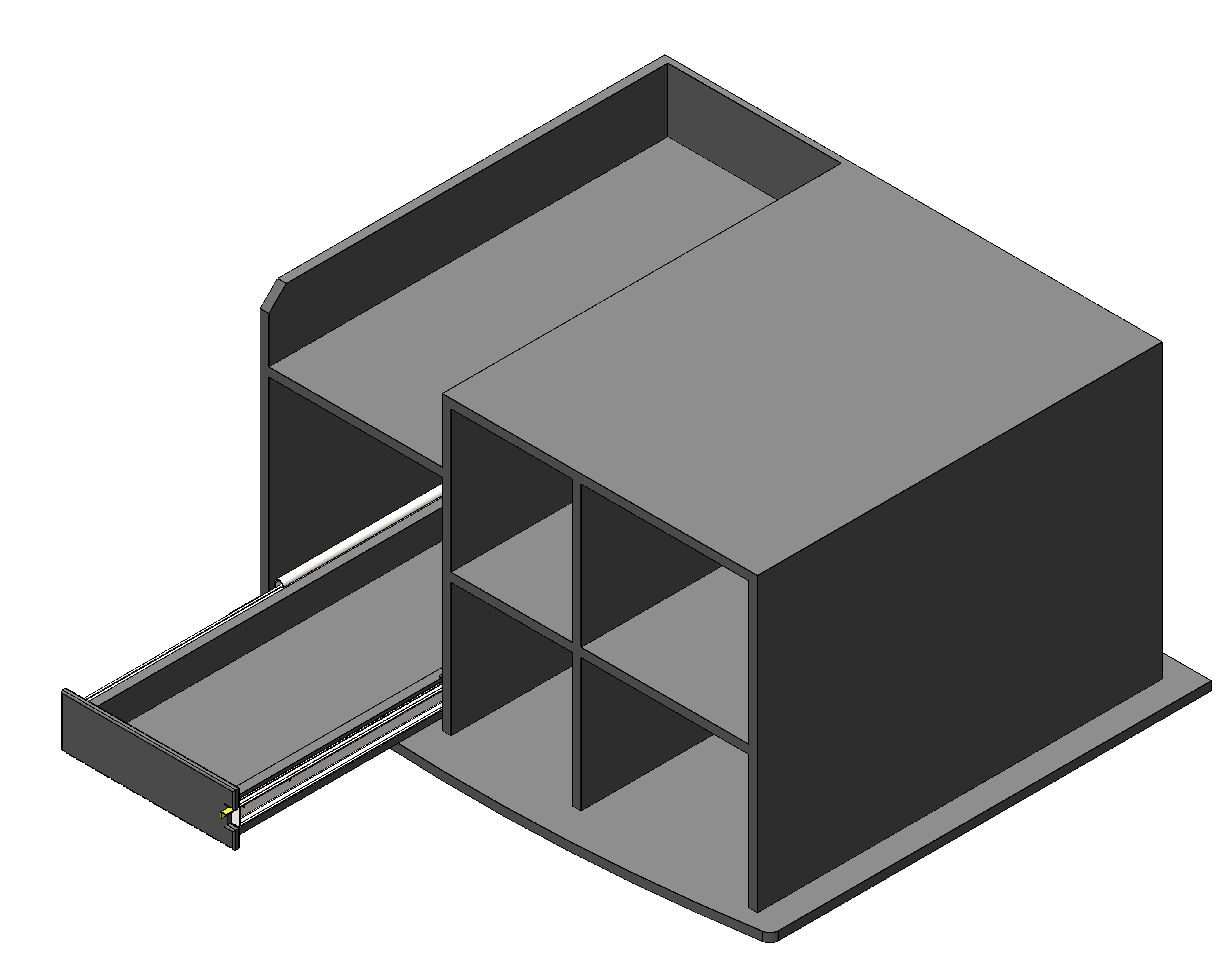 EMS Gear Storage Cabinet For First Responder SUVs