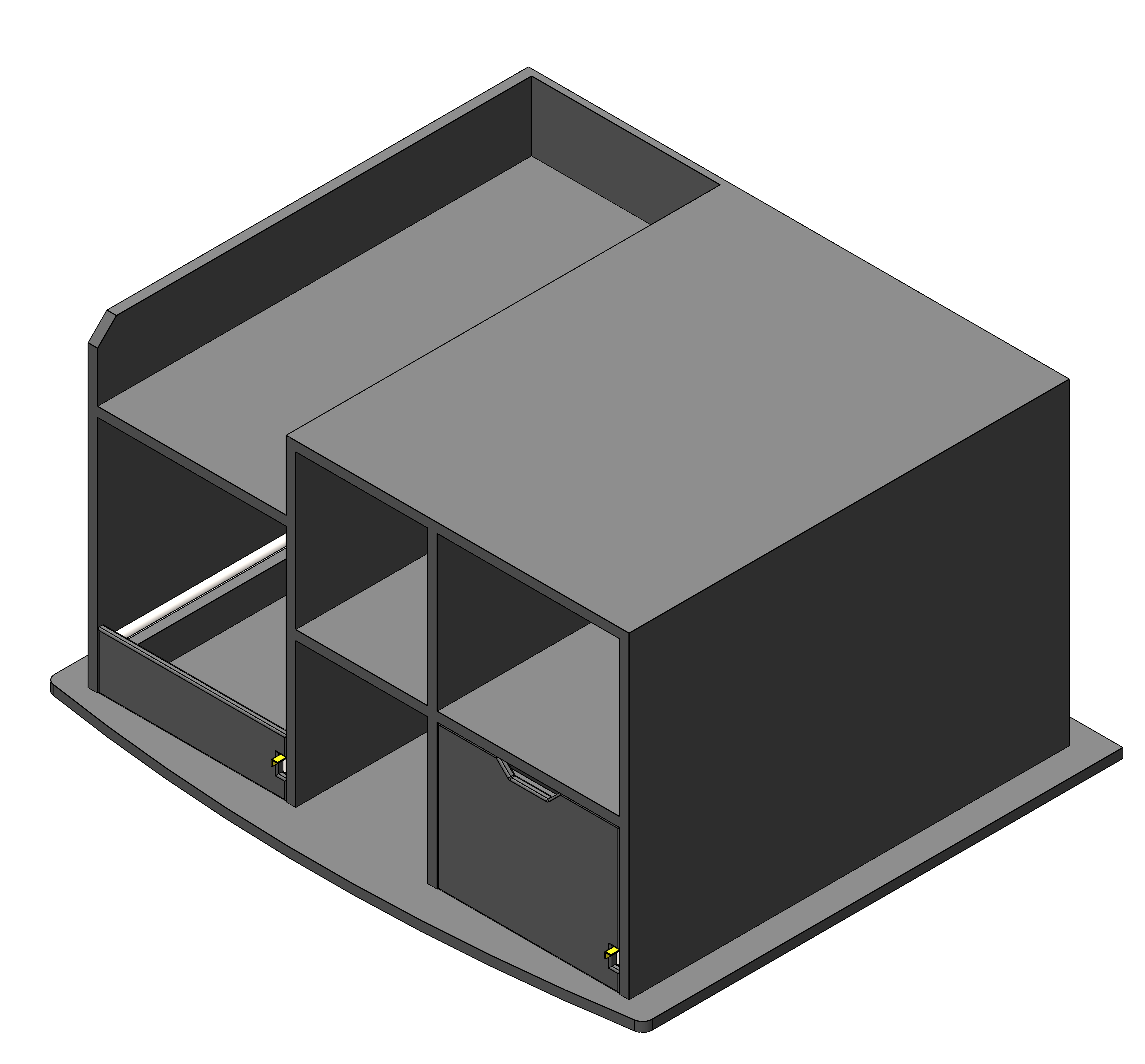 EMS Gear Storage Cabinet For First Responder SUVs