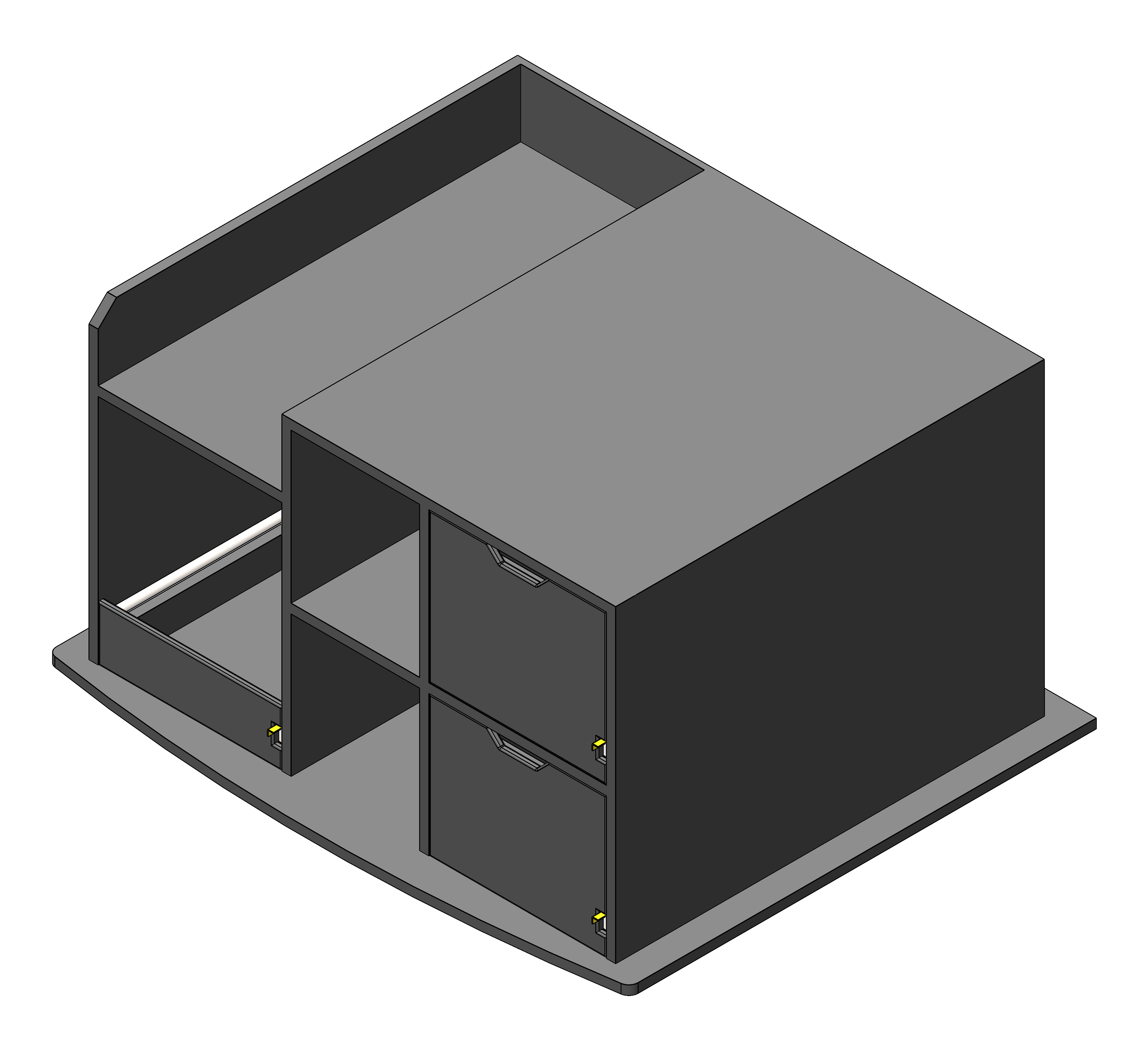 EMS Gear Storage Cabinet For First Responder SUVs
