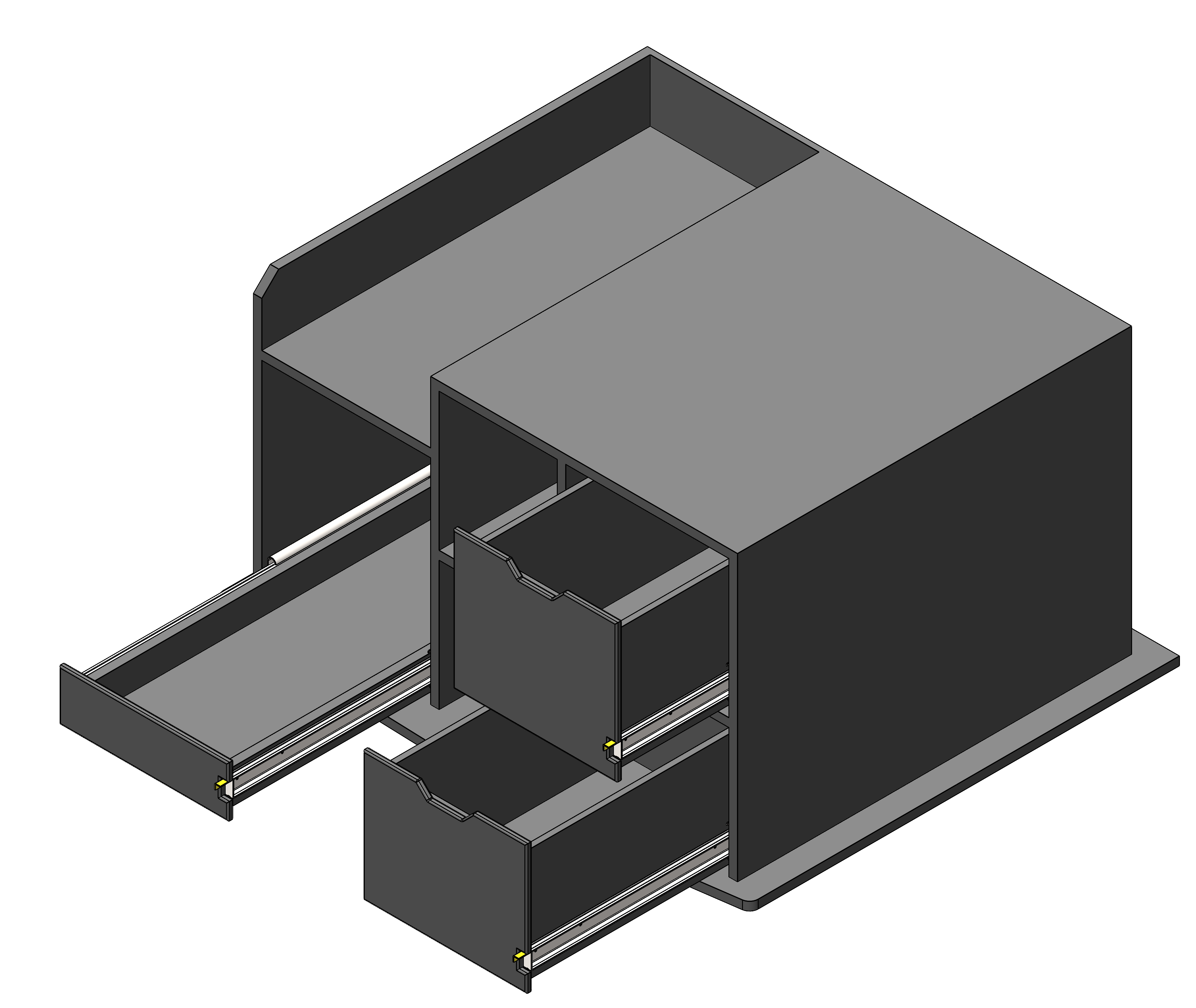 EMS Gear Storage Cabinet For First Responder SUVs