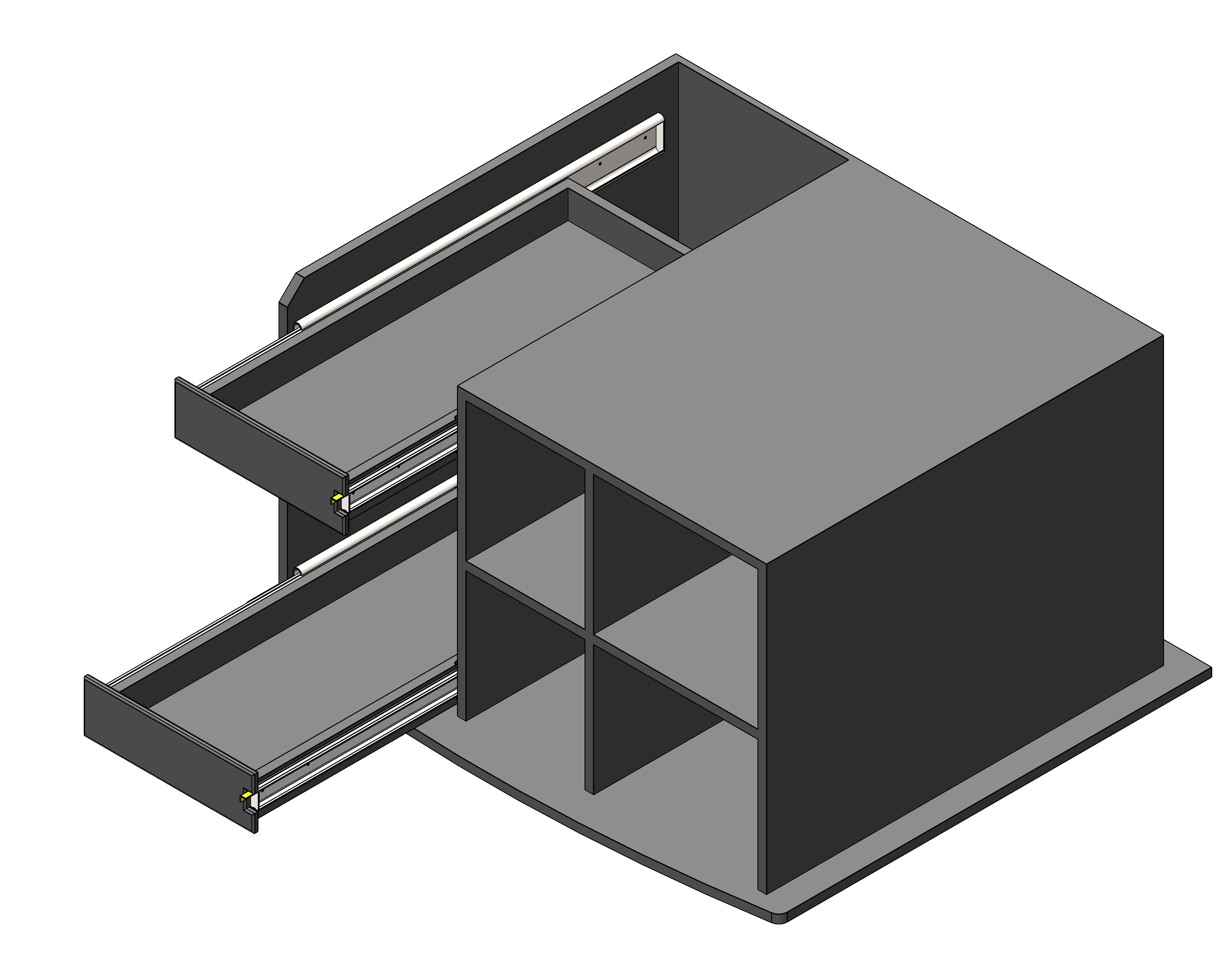 EMS Gear Storage Cabinet For First Responder SUVs