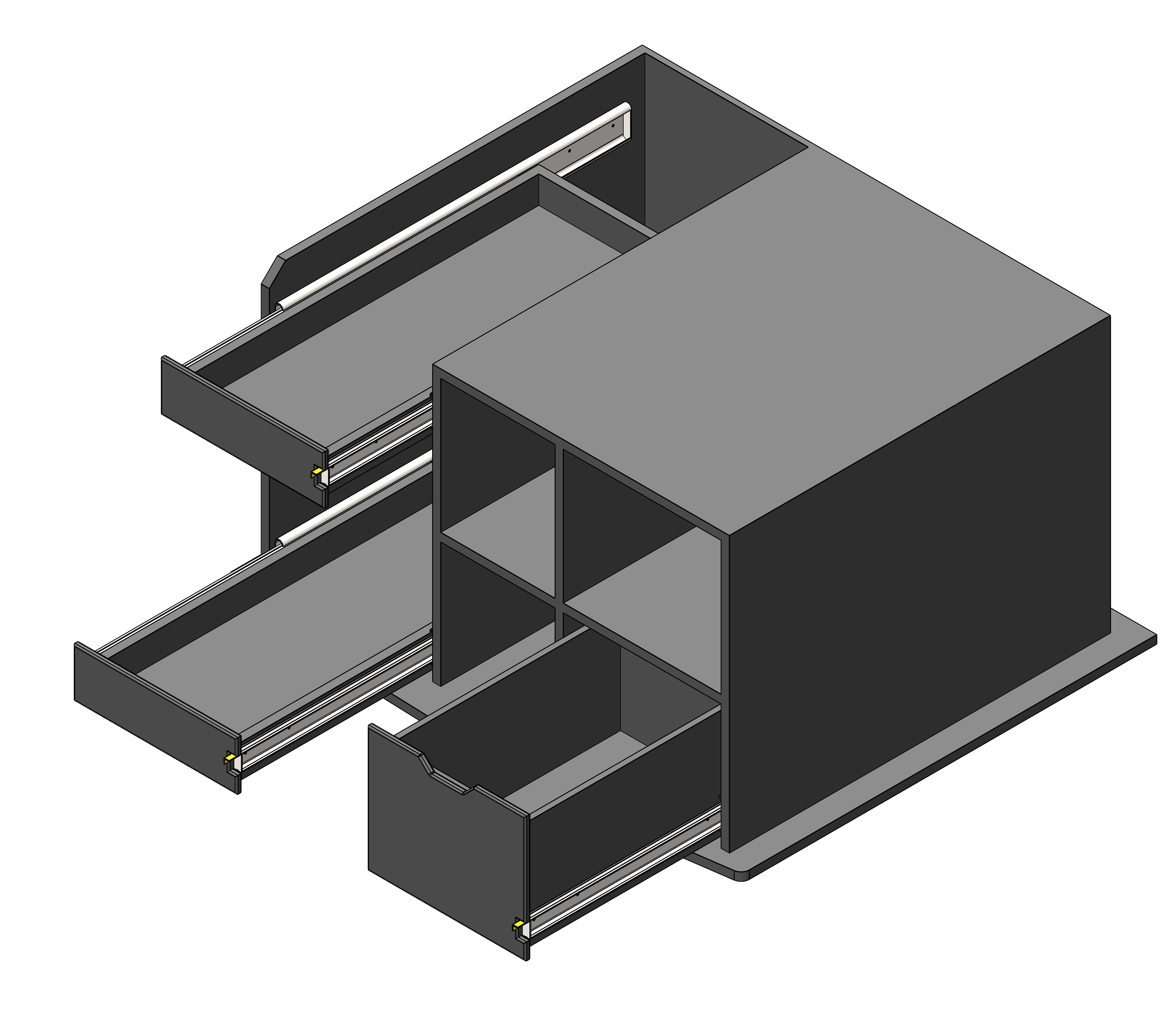 EMS Gear Storage Cabinet For First Responder SUVs