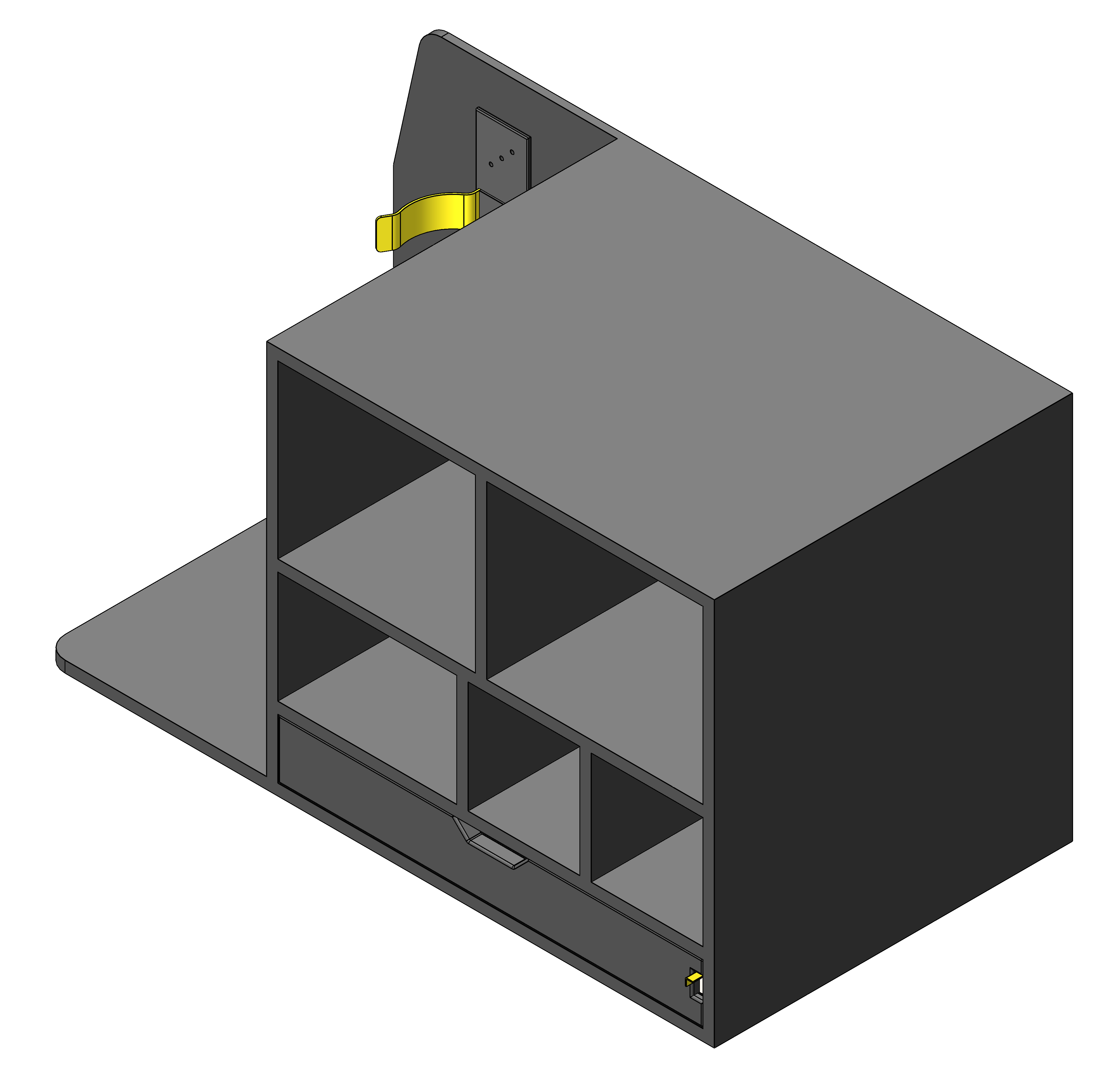 FIRE CHIEF COMMAND STORAGE CABINET WITH TILT UP DRY ERASE AND DRAWER