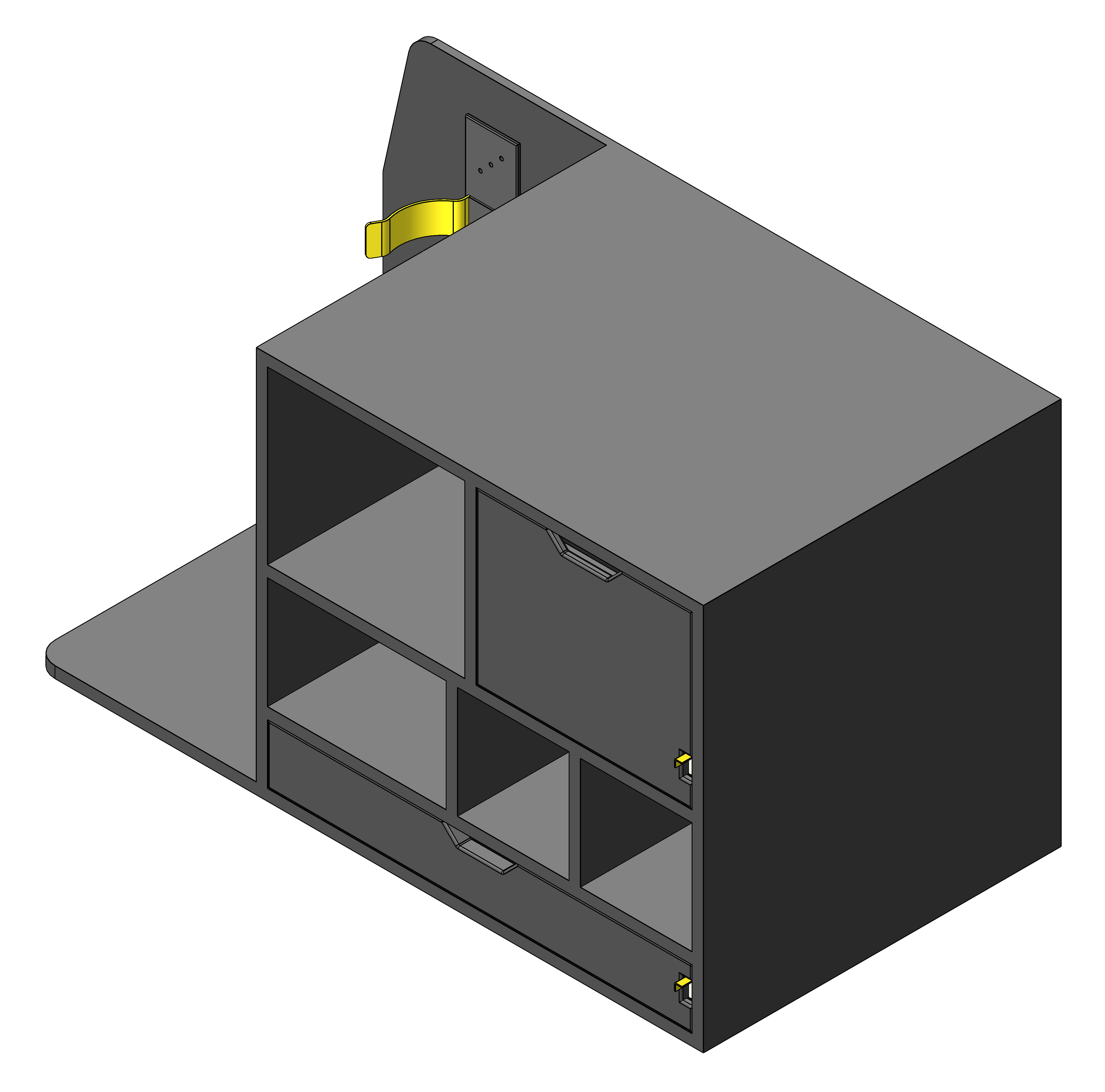 FIRE CHIEF COMMAND STORAGE CABINET WITH TILT UP DRY ERASE AND DRAWER