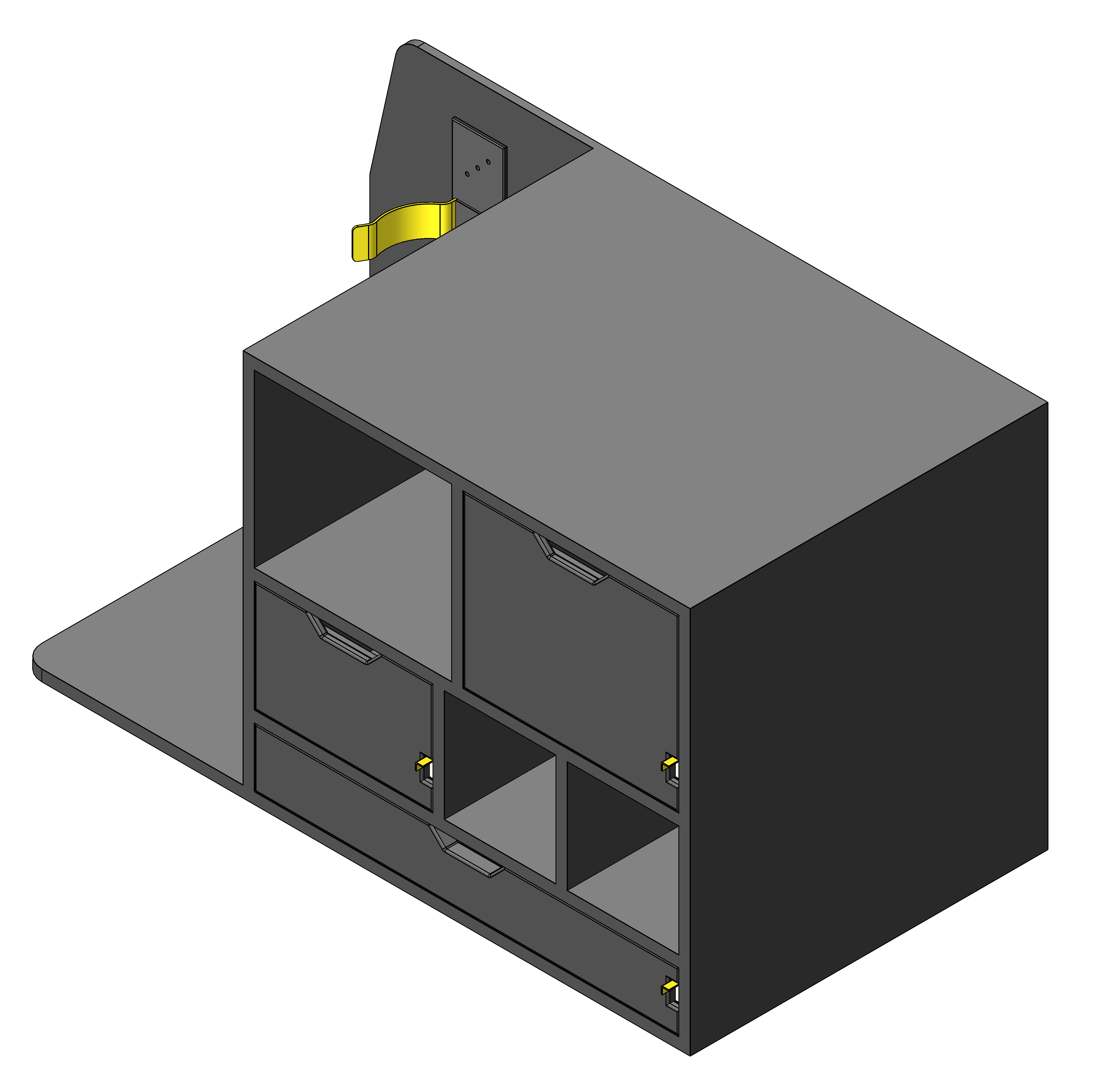 FIRE CHIEF COMMAND STORAGE CABINET WITH TILT UP DRY ERASE AND DRAWER