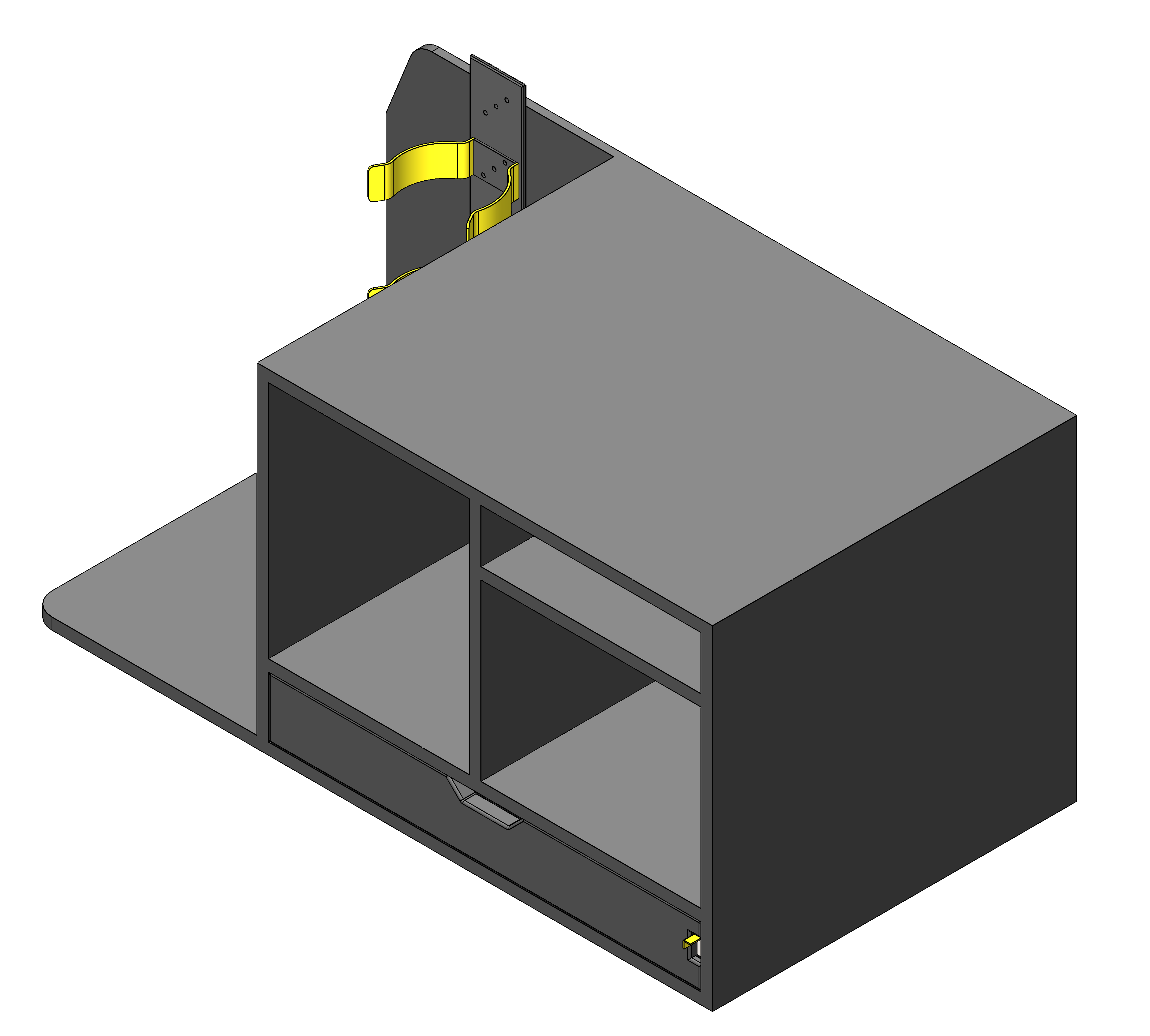 FIRE CHIEF COMMAND STORAGE CABINET WITH TILT UP DRY ERASE AND DRAWER