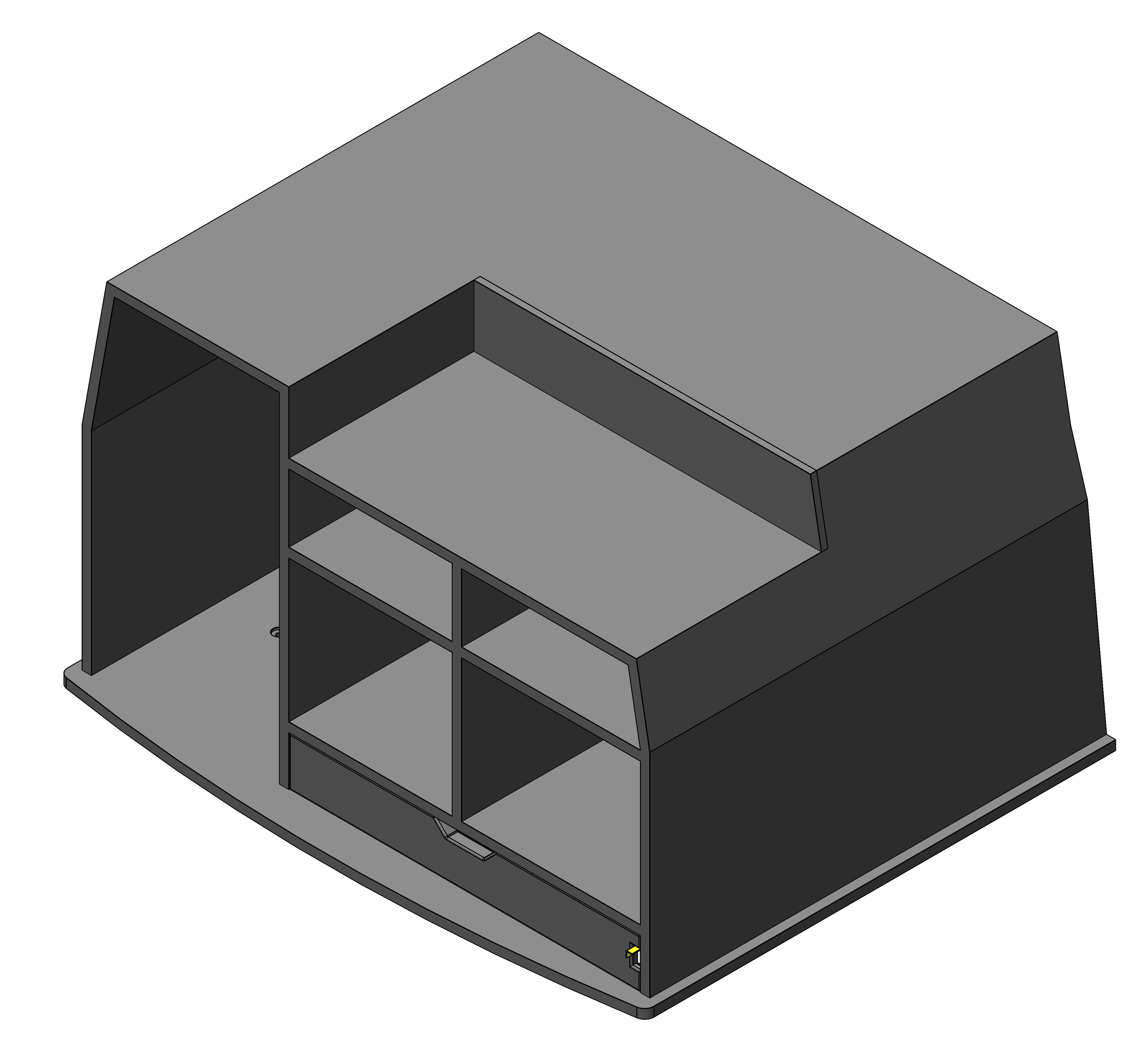 FIRE CHIEF COMMAND STORAGE CABINET WITH TILT UP DRY ERASE AND DRAWER