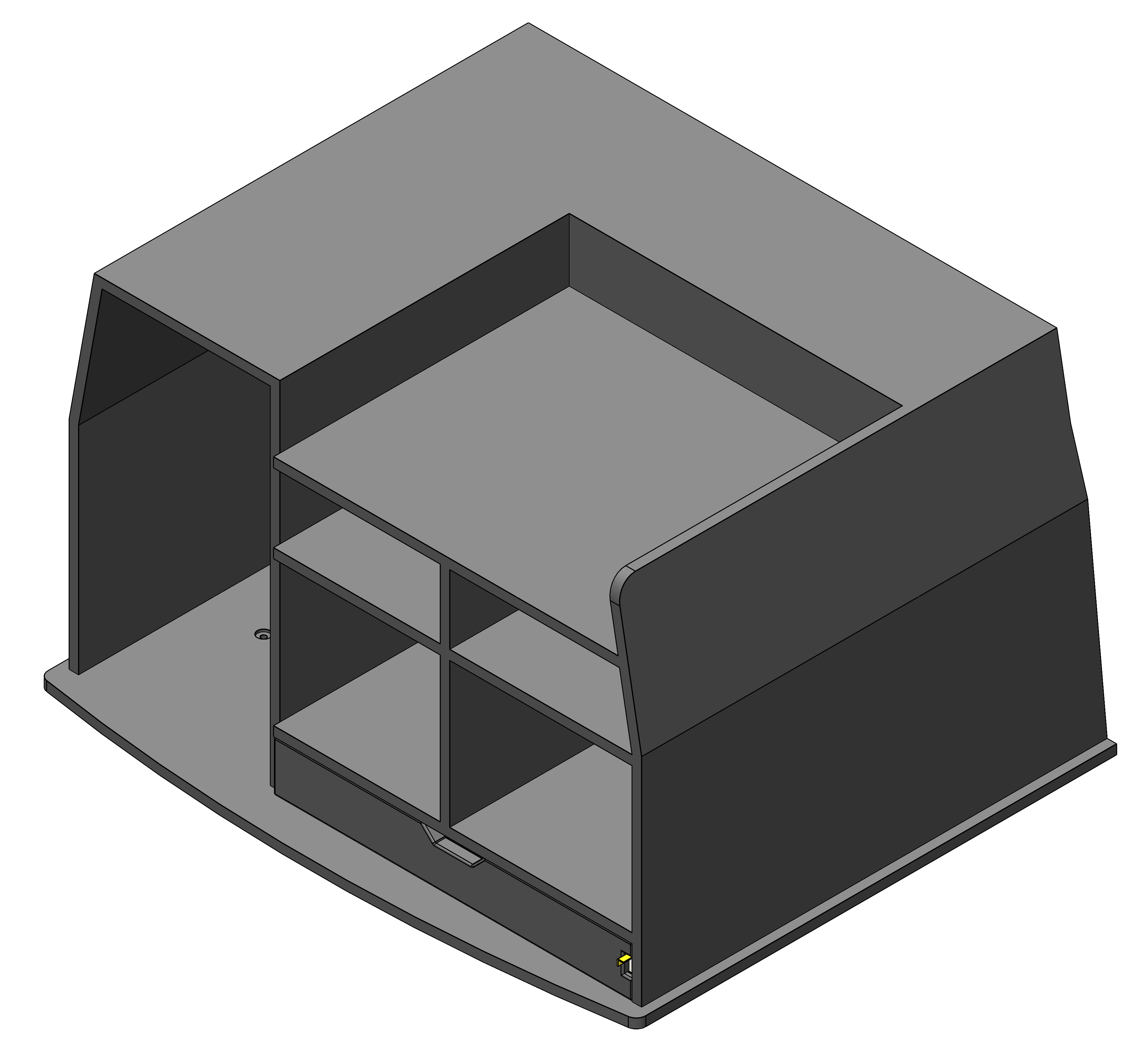 FIRE CHIEF COMMAND STORAGE CABINET WITH TILT UP DRY ERASE AND DRAWER