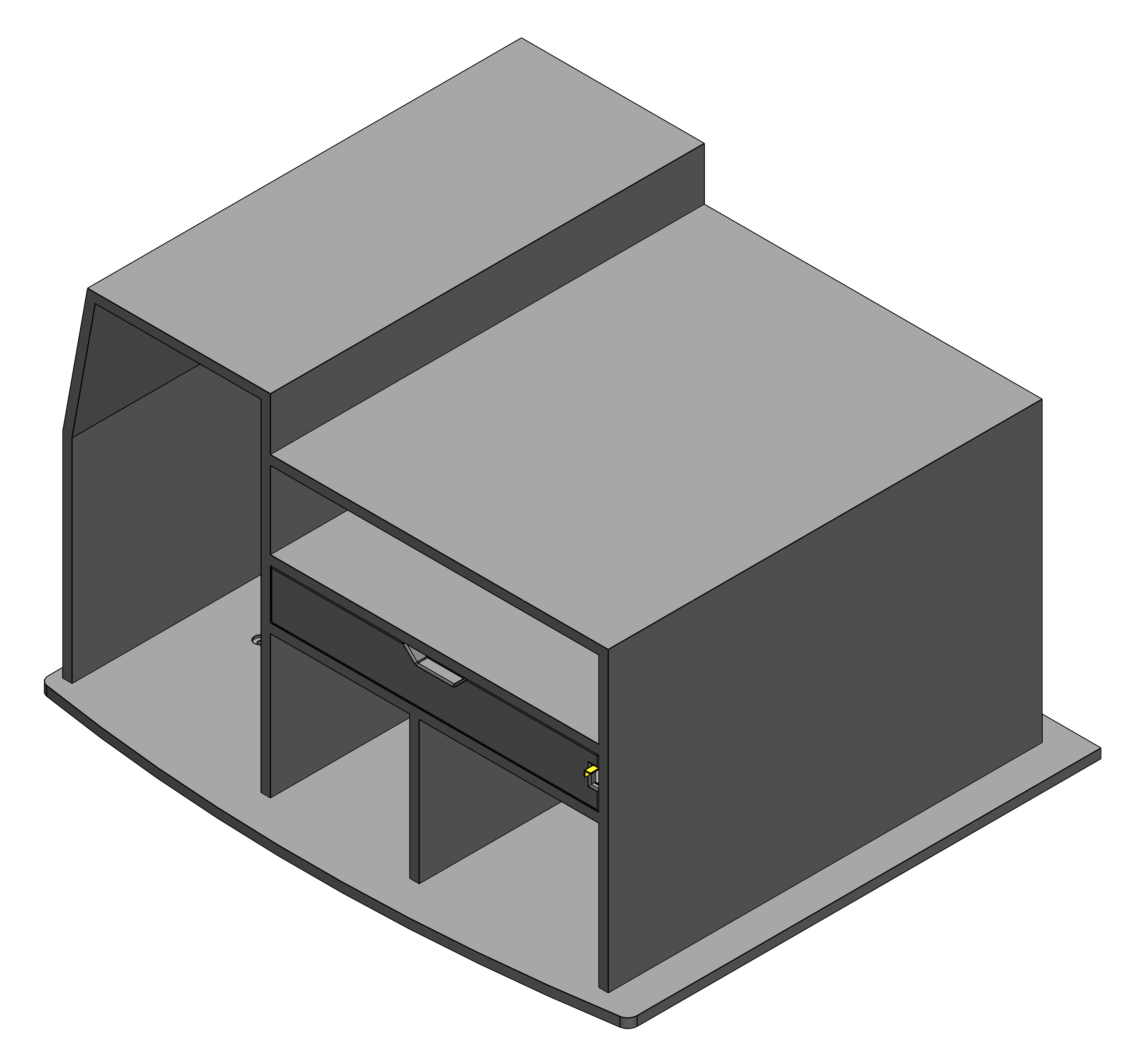 FIRE CHIEF COMMAND STORAGE CABINET WITH TILT UP DRY ERASE AND DRAWER