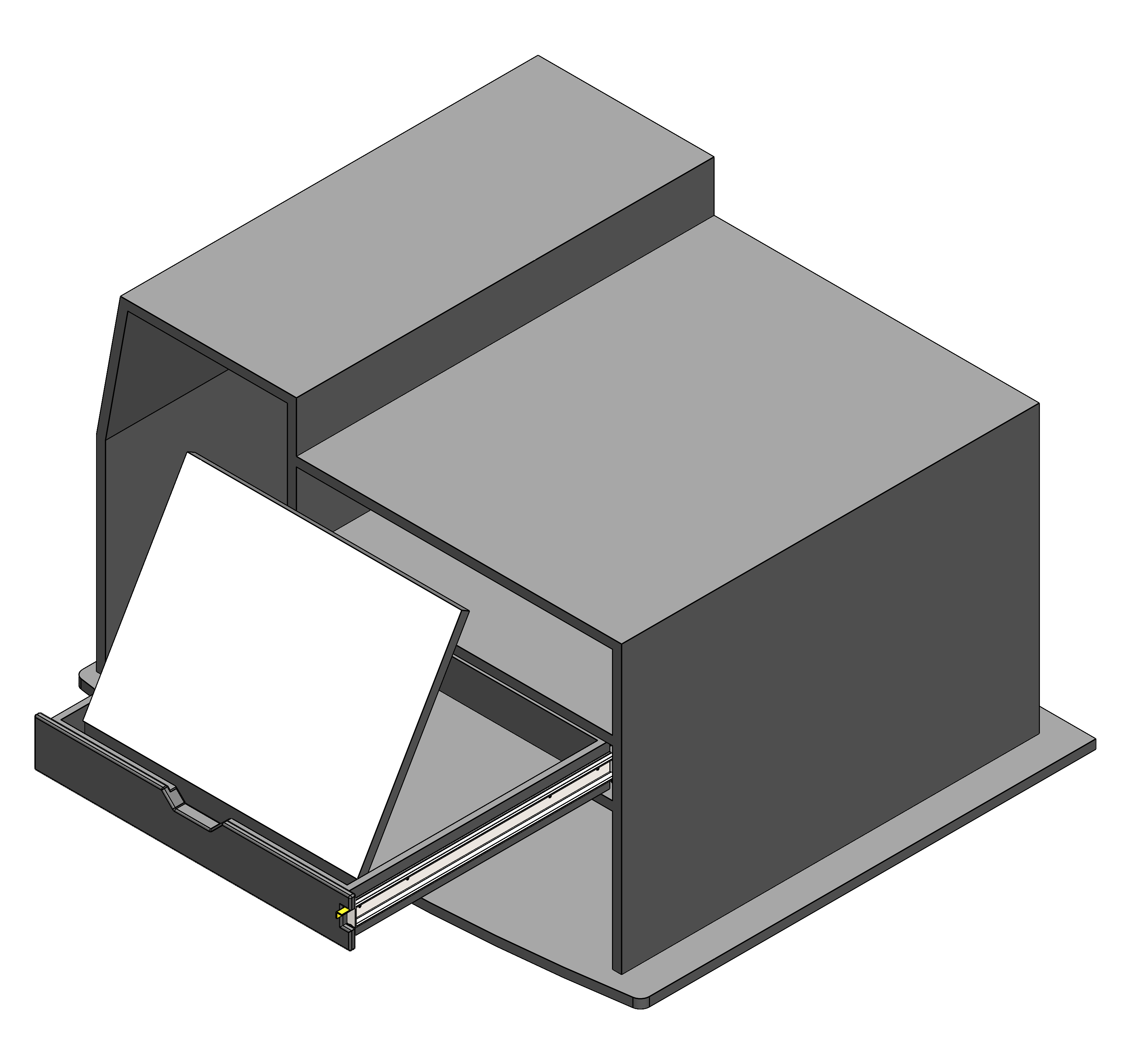 FIRE CHIEF COMMAND STORAGE CABINET WITH TILT UP DRY ERASE AND DRAWER