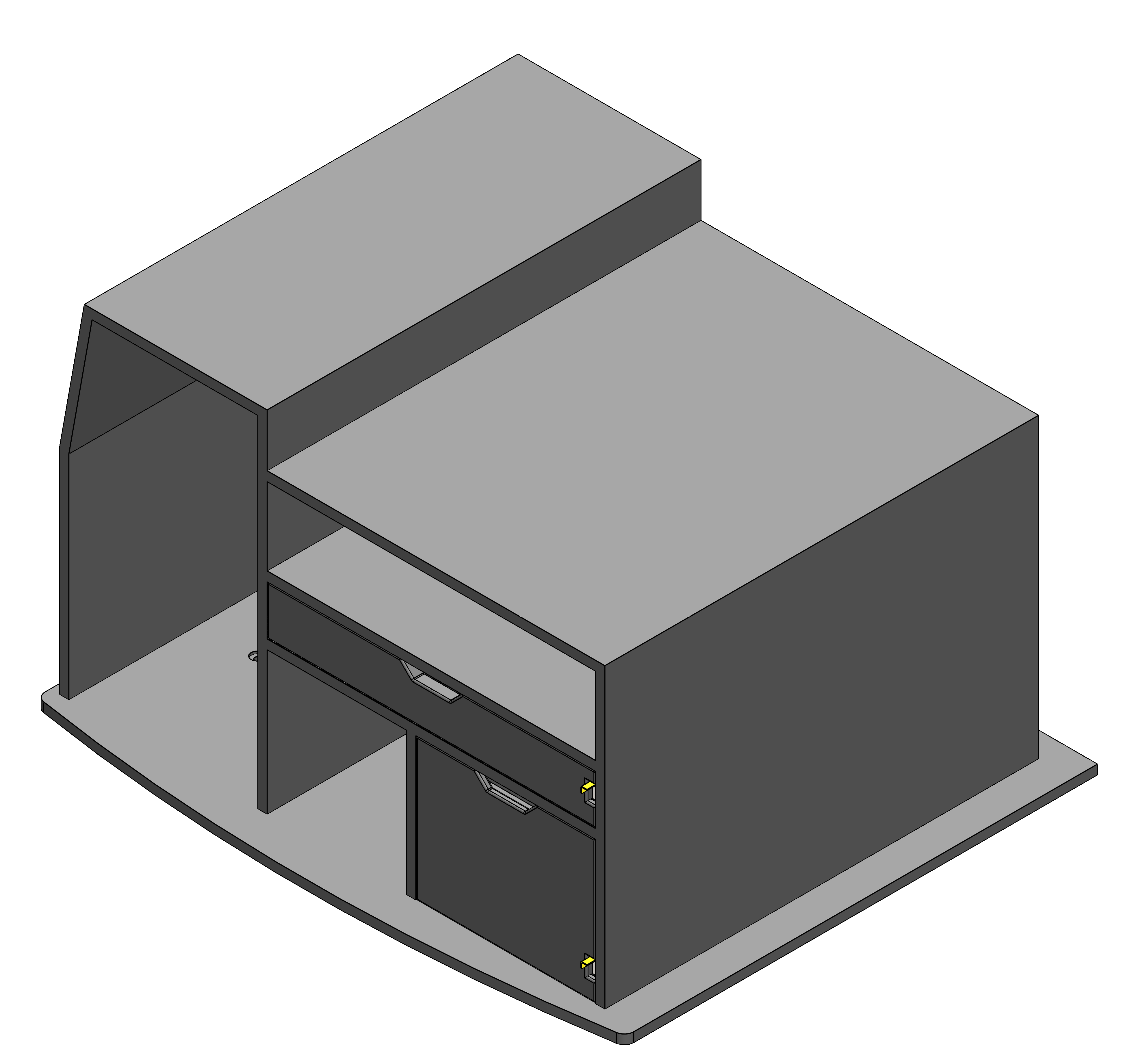 FIRE CHIEF COMMAND STORAGE CABINET WITH TILT UP DRY ERASE AND DRAWER