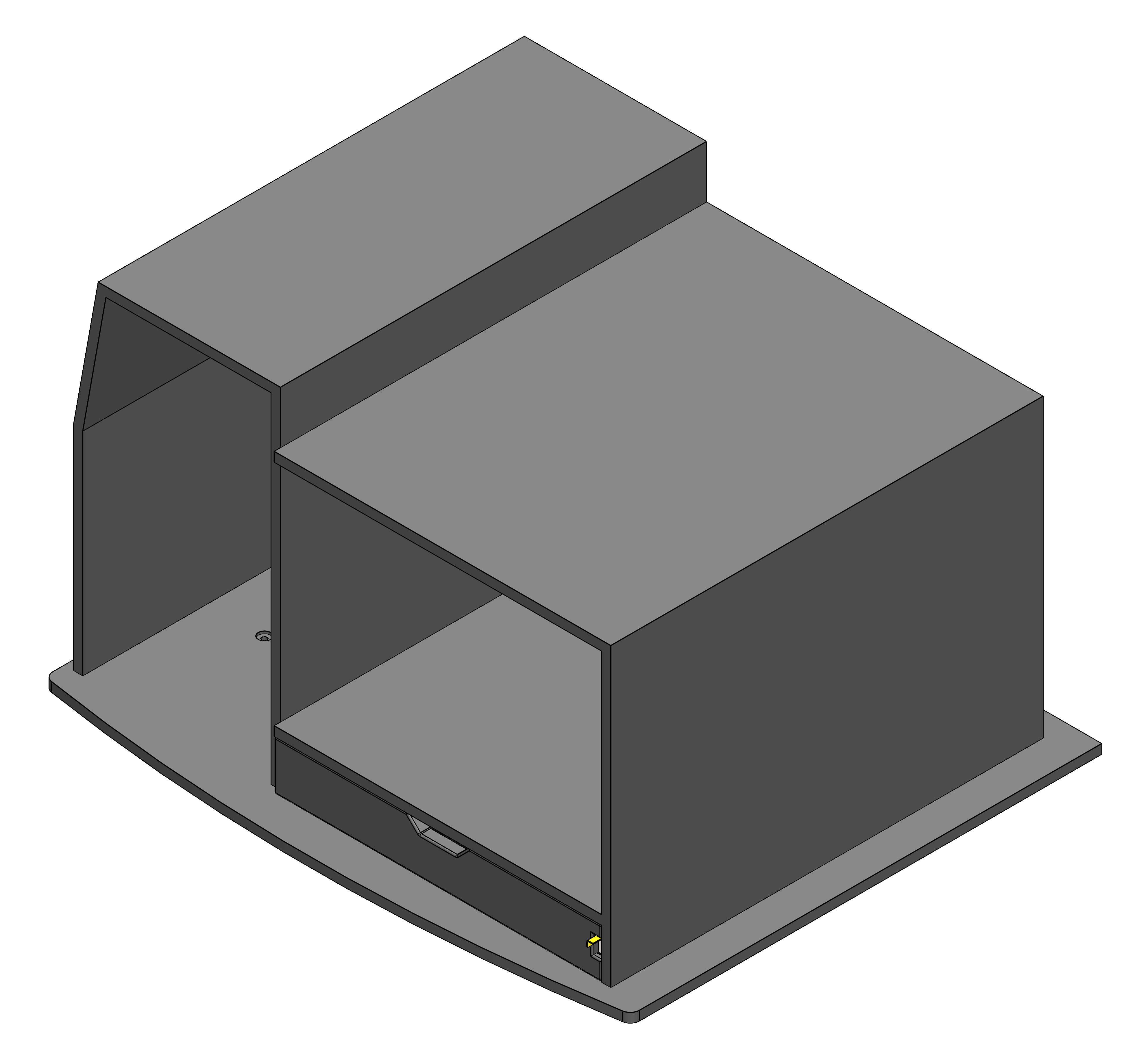 FIRE CHIEF COMMAND STORAGE CABINET WITH TILT UP DRY ERASE AND DRAWER