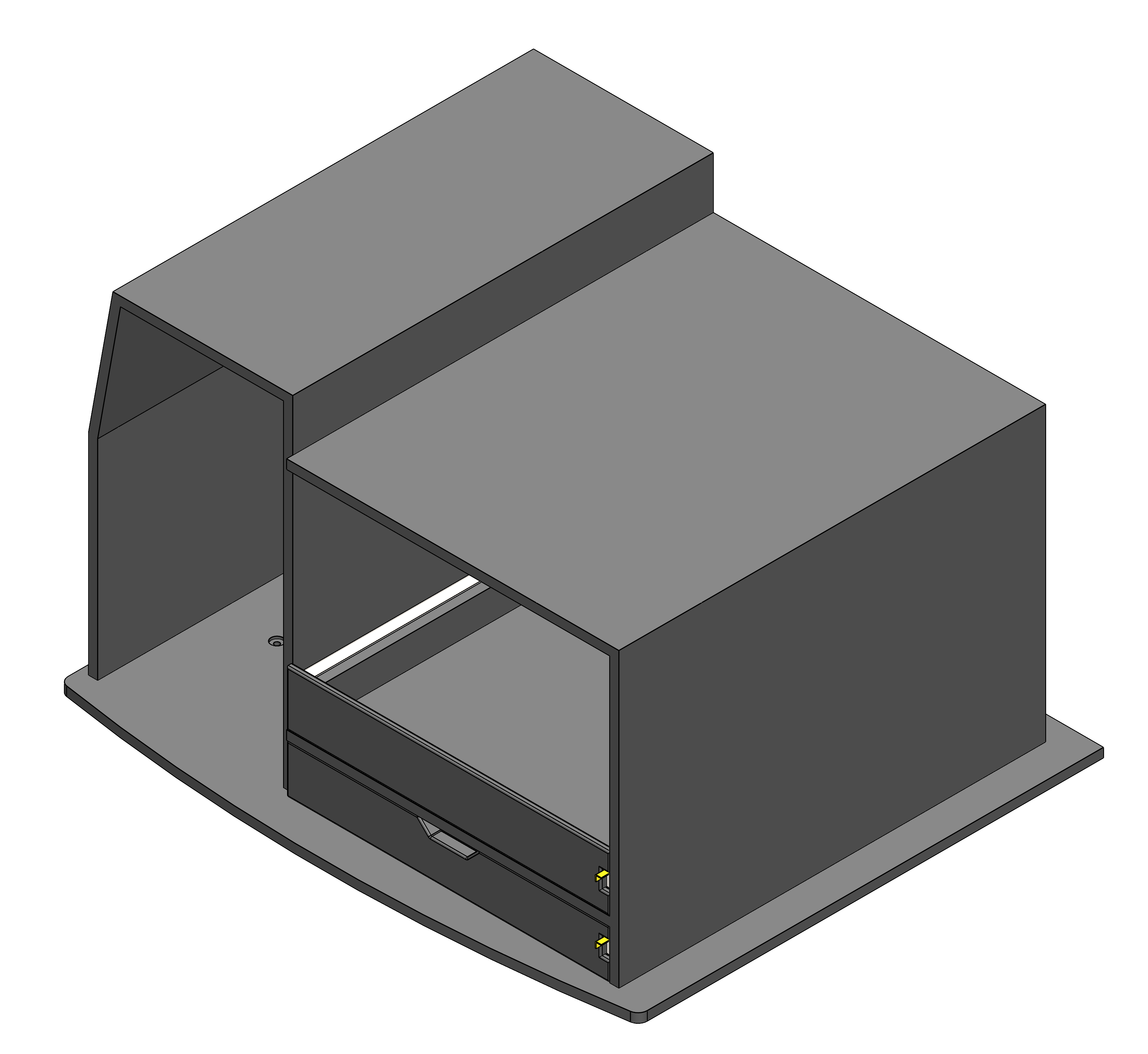 FIRE CHIEF COMMAND STORAGE CABINET WITH TILT UP DRY ERASE AND DRAWER