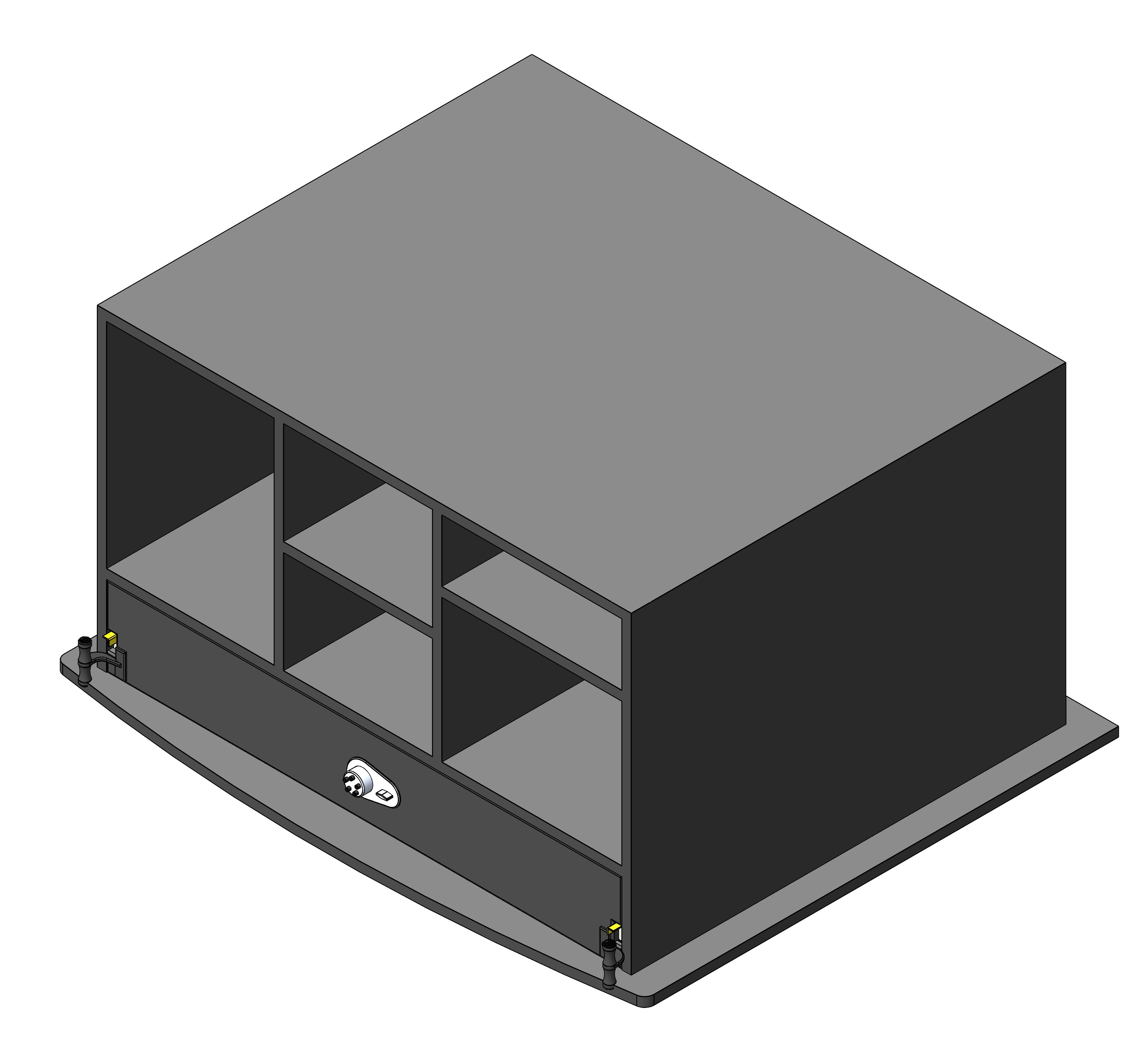 Law Enforcement Weapon Storage Cabinet For Police Vehicles