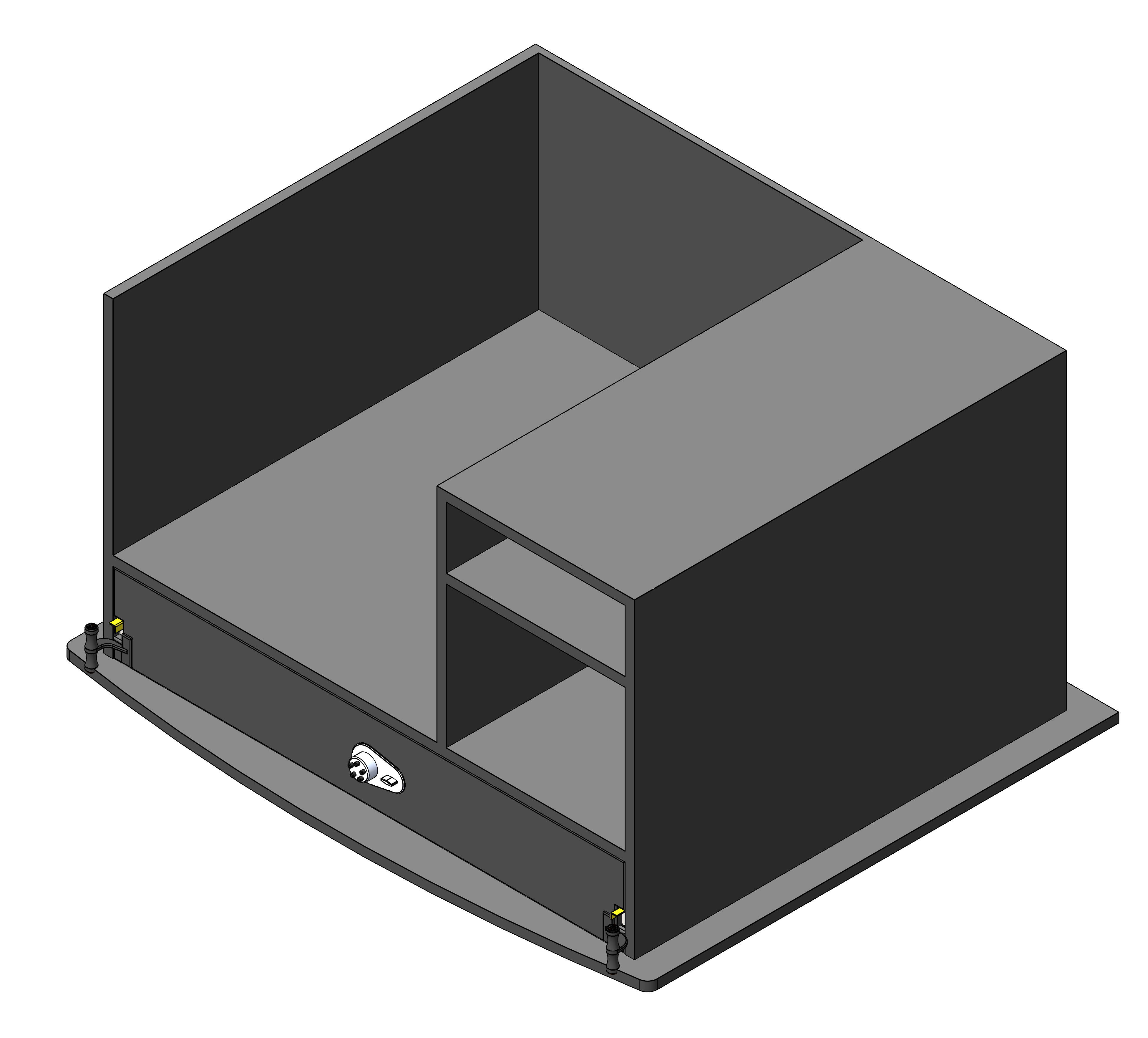 Law Enforcement Weapon Storage Cabinet For Police Vehicles