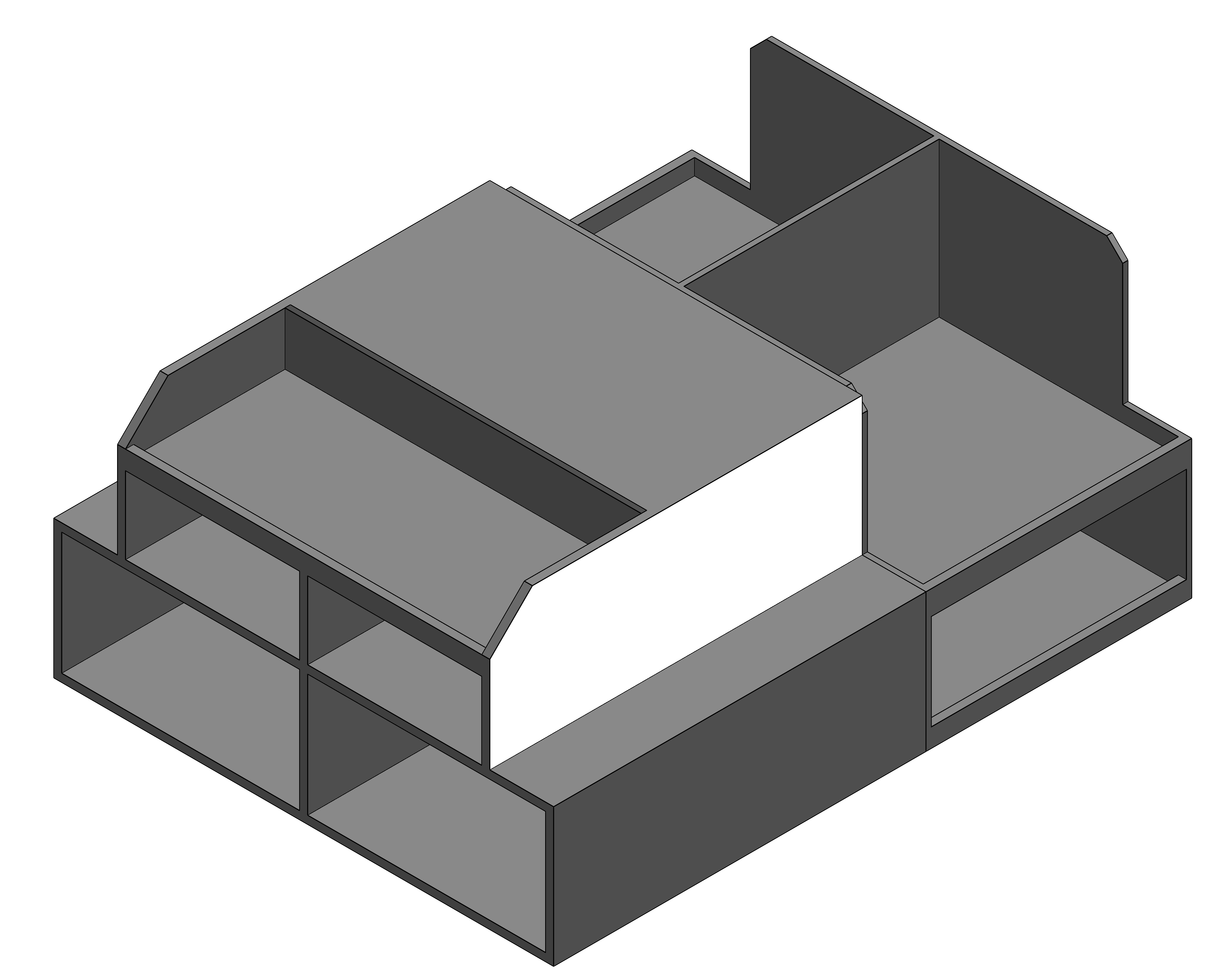 Fire department command cabinet installed in a fire chief’s pickup truck, featuring organized emergency response storage and rapid‑access gear compartments